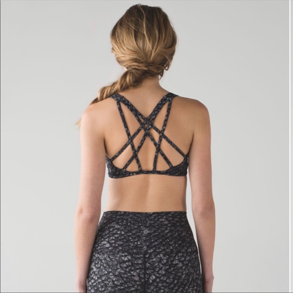 Lululemon Free to Be Tranquil Geometric Bra